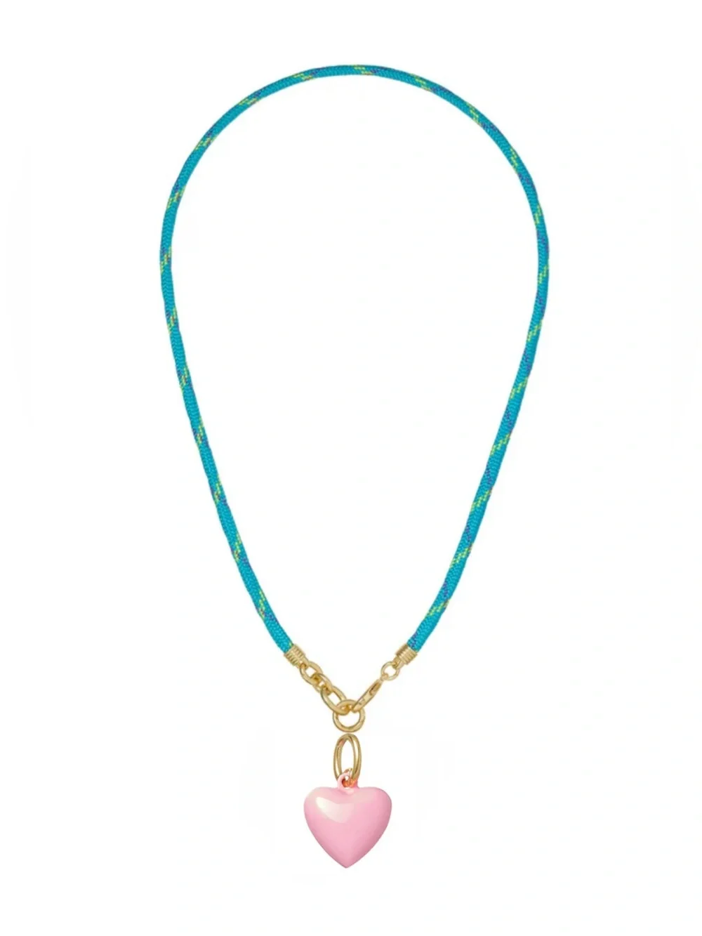 NWOT Roxanne Assoulin The Happy Cord Charm Necklace - Picture 1 of 2